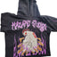 Hazard Hoodie Men Medium Graphic Flame Skeleton Goth Streetwear Sweatshirt