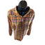 Bobbie Brooks Flannel Shirt Womens Plus 2X Long Sleeve Button Up Light Top Boho