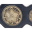 Vogt Belt Steerhide Leather Sterling Buckle Western Conchos Southwest Style 32