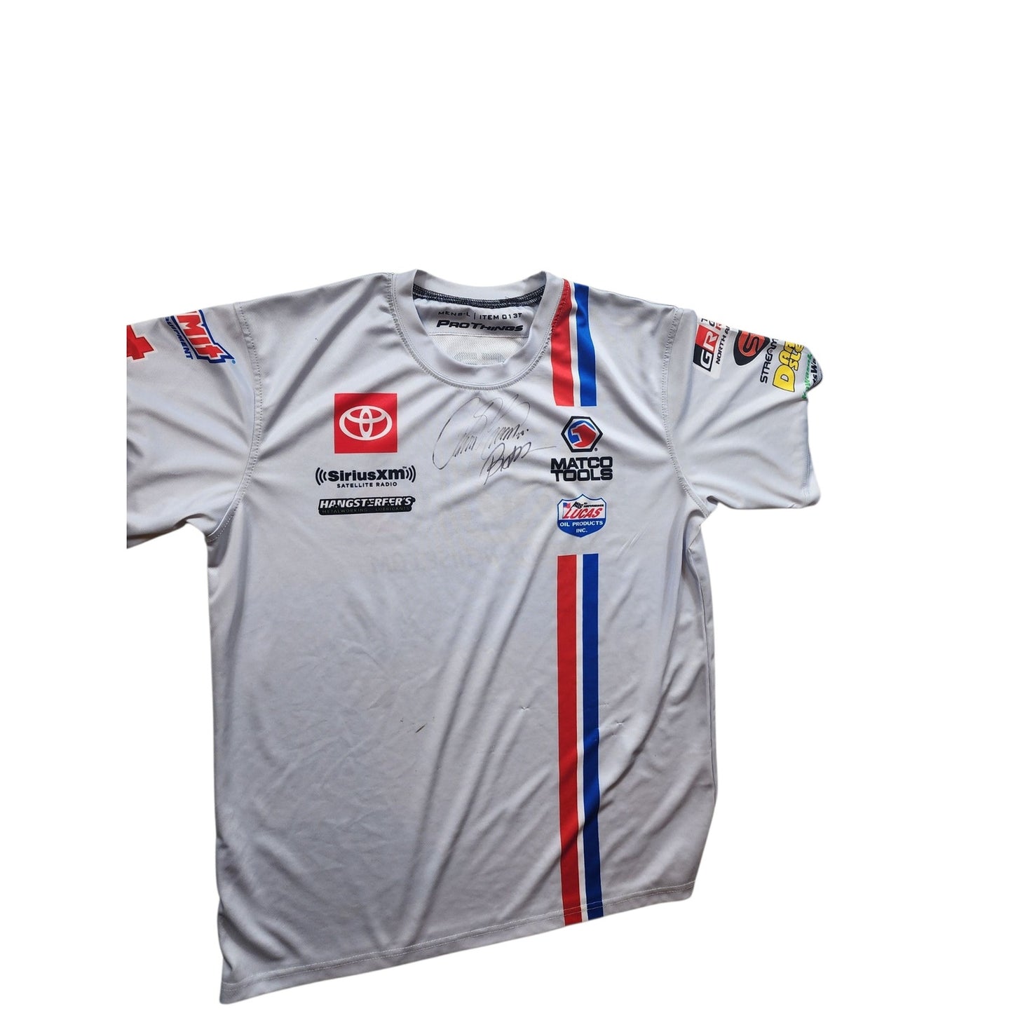 ProThings Racing Team Shirt Large Signed Jersey Matco Tools Motorsport Autograph