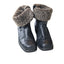 Toe Warmers Boots Womens 9 WW Leather Winter Snow Faux Sherpa Lined Anti Slip