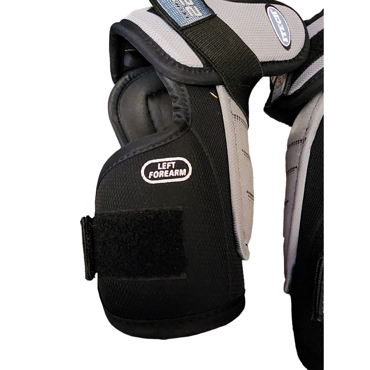 Itech Tech Lite 220 Hockey Forearm Protectors Left Right Pair Black Grey