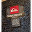 Quiksilver Hoodie Mens Small Gray Zip Up Surf Sweatshirt Kangaroo Pockets