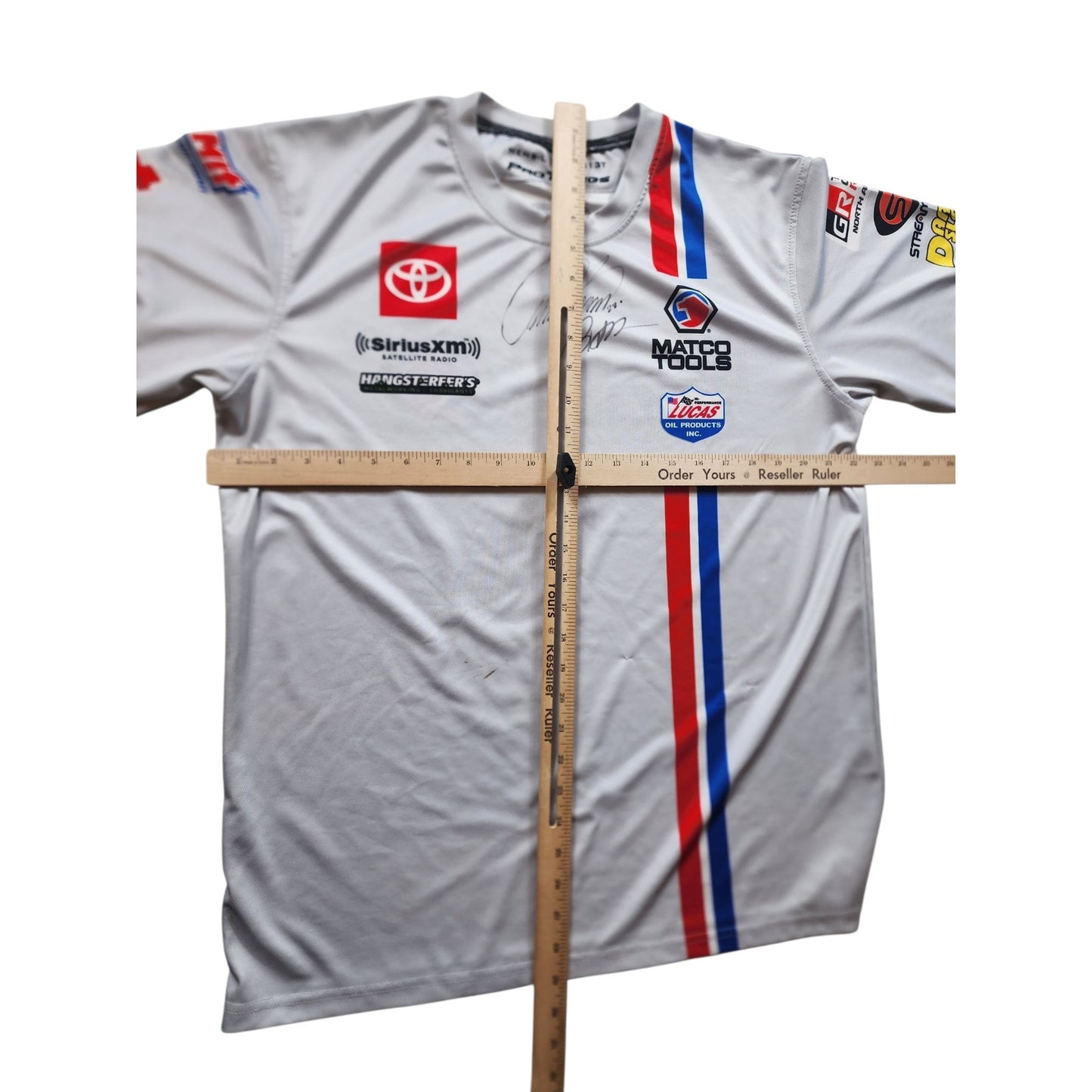 ProThings Racing Team Shirt Large Signed Jersey Matco Tools Motorsport Autograph
