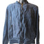 Zara Man Bomber Jacket Men XXL Blue Lightweight ZipUp Casual Pockets Retro Style