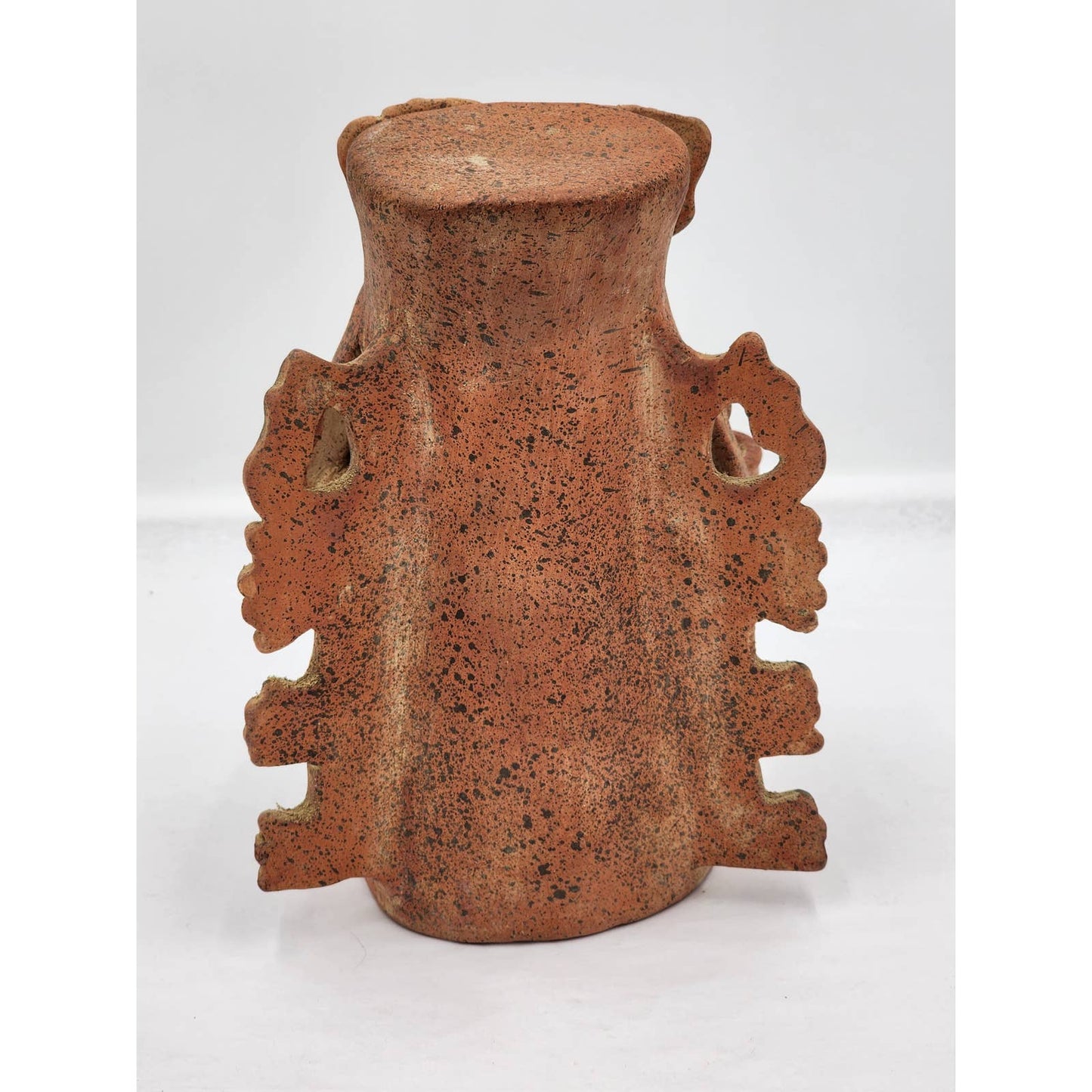 Vintage Mexican Folk Art Sculpture Aztec Style Statue Southwestern Style Art 9"