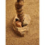 Totem Pole Native American Southwestern Style Large Figurine Wood Rock Decor 39"