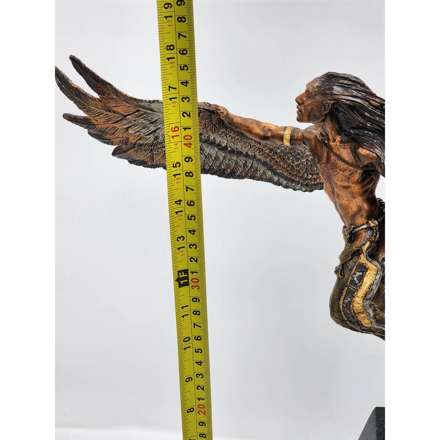Legends Dan Medina Sculpture Vision Quest Bronze Indian Western Vintage Limited