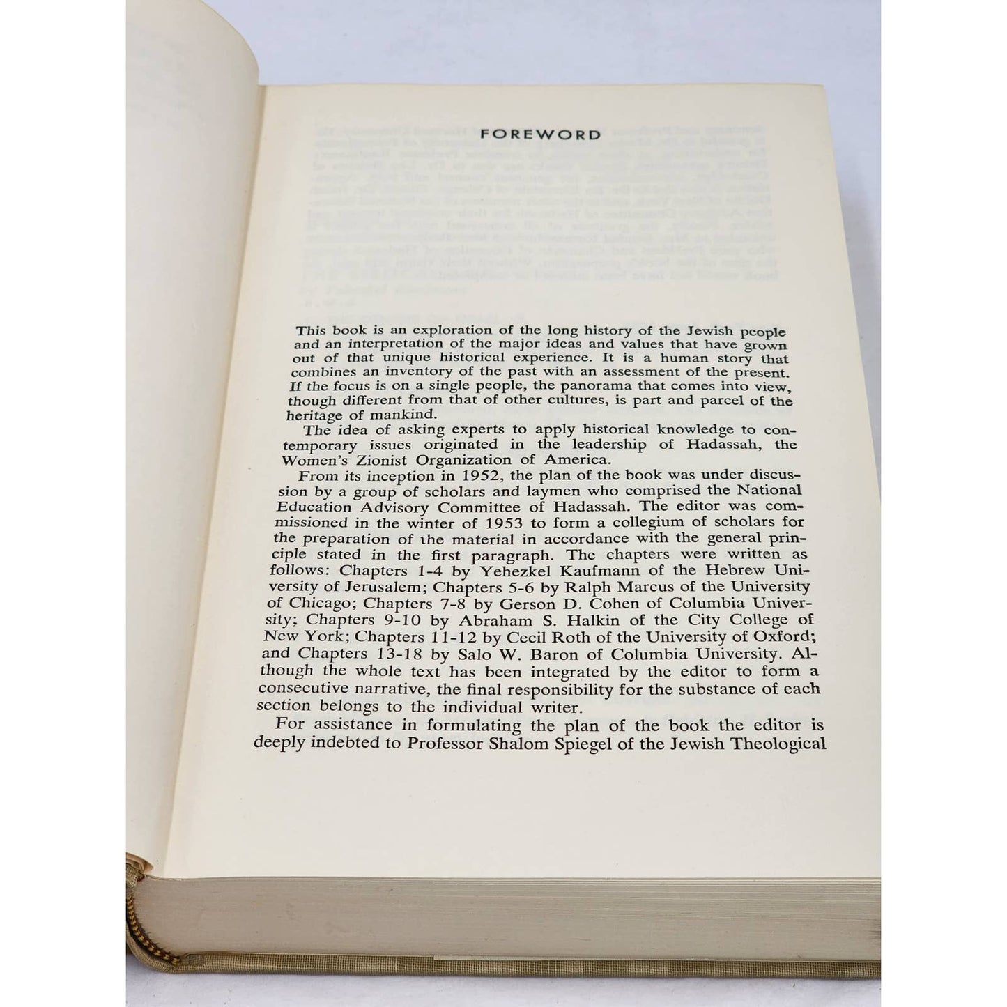 Great Ages Ideas Of The Jewish People By Leo Schwarz First Printing Vintage 1956