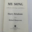 My Song Memoir Of Art Race Defiance By Harry Belafonte Actor Activism Biography