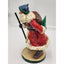 Dept 56 Santa Figurine Walking Stick Toy Delivery Christmas Decor Glitter 13"