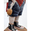 Kachina Hopi Signed Grover Mocking Kachina Kwikwilyaka Native American Carved 8"