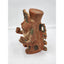 Vintage Mexican Folk Art Sculpture Aztec Style Statue Southwestern Style Art 9"