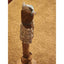 Totem Pole Native American Southwestern Style Large Figurine Wood Rock Decor 39"