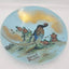 Large Asian Decorative Peacock Plate 15" W/Box Heian Kurita Hiroshige Mt Kyoumi