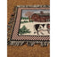 Vintage Tapestry Rug Country Christmas Cow Barn Rustic Farmhouse Table 20x36