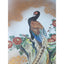 Large Asian Decorative Peacock Plate 15" W/Box Heian Kurita Hiroshige Mt Kyoumi