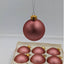 Sparkling Creation Rose Gold Christmas Tree Ornaments Shatterproof Baubles Set 9