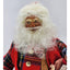 Vintage Christmas Santa Figurine Painter Palette Toys Reindeer Handcrafted 18"