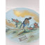 Large Asian Decorative Peacock Plate 15" W/Box Heian Kurita Hiroshige Mt Kyoumi