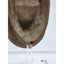 African Mask Lucite Stand Tribal Display Home Decor Art Oblong Oval Standing 17"