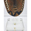 African Mask Lucite Stand Tribal Display Home Decor Art Oblong Oval Standing 17"
