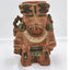 Vintage Mexican Folk Art Sculpture Aztec Style Statue Southwestern Style Art 9"