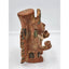 Vintage Mexican Folk Art Sculpture Aztec Style Statue Southwestern Style Art 9"