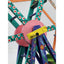 Alebrijes Oaxaca Ferris Wheel Signed Agustin Vasquez Aguilar Folk Art Mexico 17"