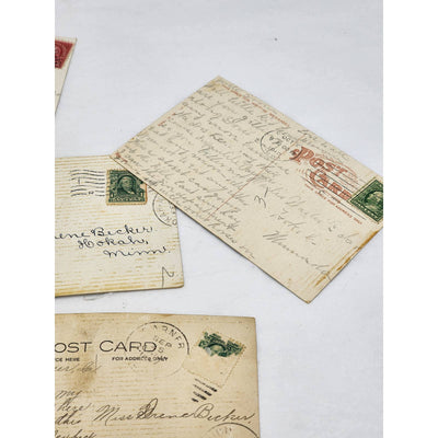 c1907 PostCard Lot Iowa Garner Elevator Dubuque Mason City Guttenberg Highland
