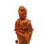 Guan Yin Goddess Statue Orange Bodhisattva Lotus Flower Deity Asian Buddhism 19"