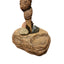 Totem Pole Native American Southwestern Style Large Figurine Wood Rock Decor 39"
