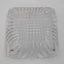Vintage Glass Square Crystal Dish Flower Petal Centerpiece Serving Bowl Candy
