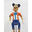 Rare Disney Mickey Mouse Marionette Puppet On Stand Vintage Collectible Wood 17"