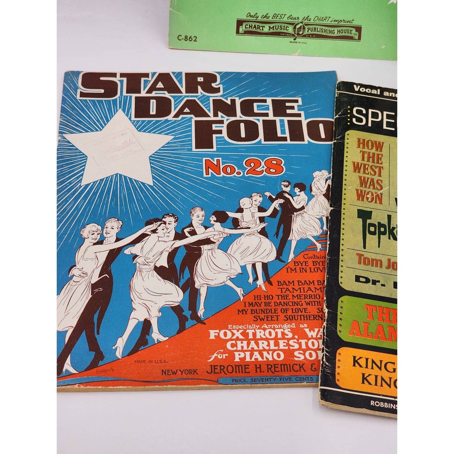 Vintage Piano Sheet Music  Rhythmic Variety Eastern Star Marches Star Dance Love
