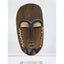 African Mask Lucite Stand Tribal Display Home Decor Art Oblong Oval Standing 17"