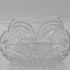 Vintage Glass Square Crystal Dish Flower Petal Centerpiece Serving Bowl Candy