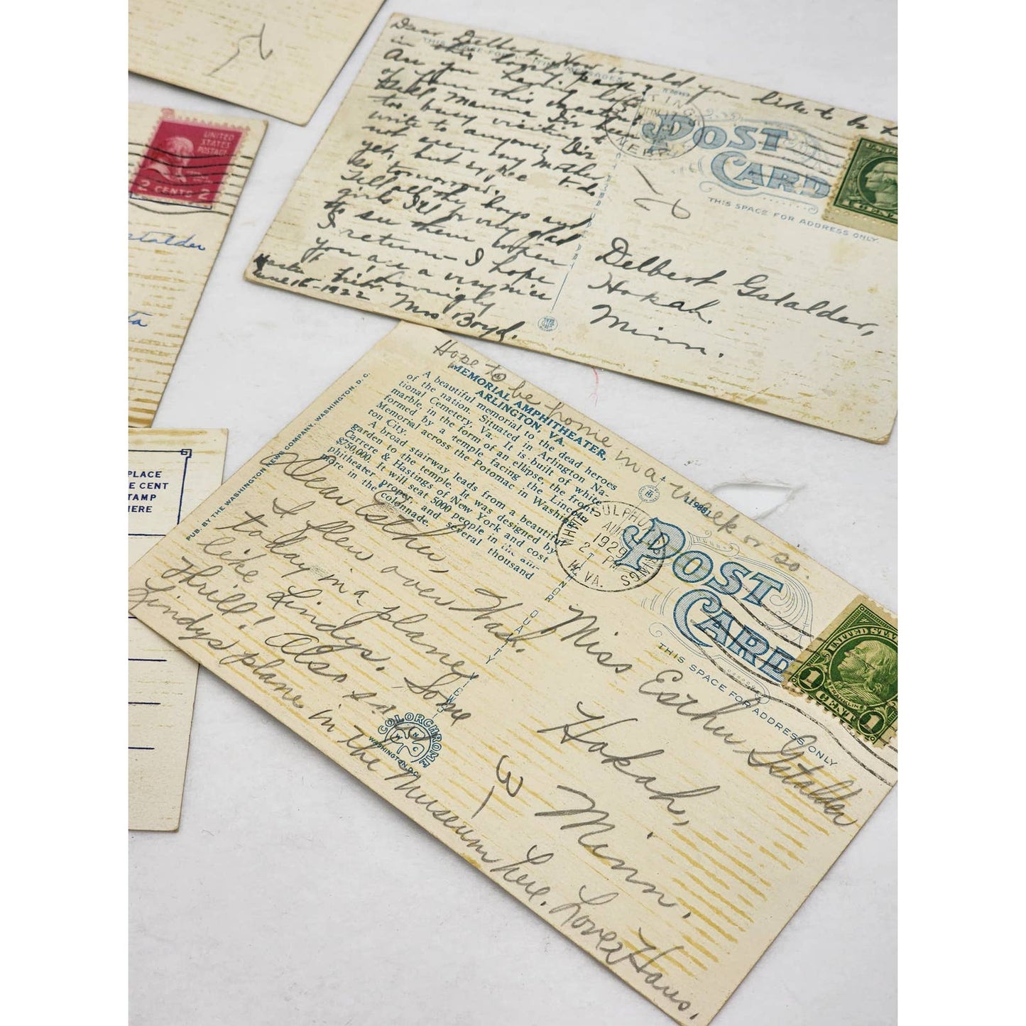 c1929 Postcard Lot Chautauqua Park Hastings Nebraska Arlington St Joseph Ridge