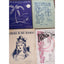 Vintage 1905-1930s Lot 6 Sheet Music Beautiful Blue Danube, Boy Roy, Piano