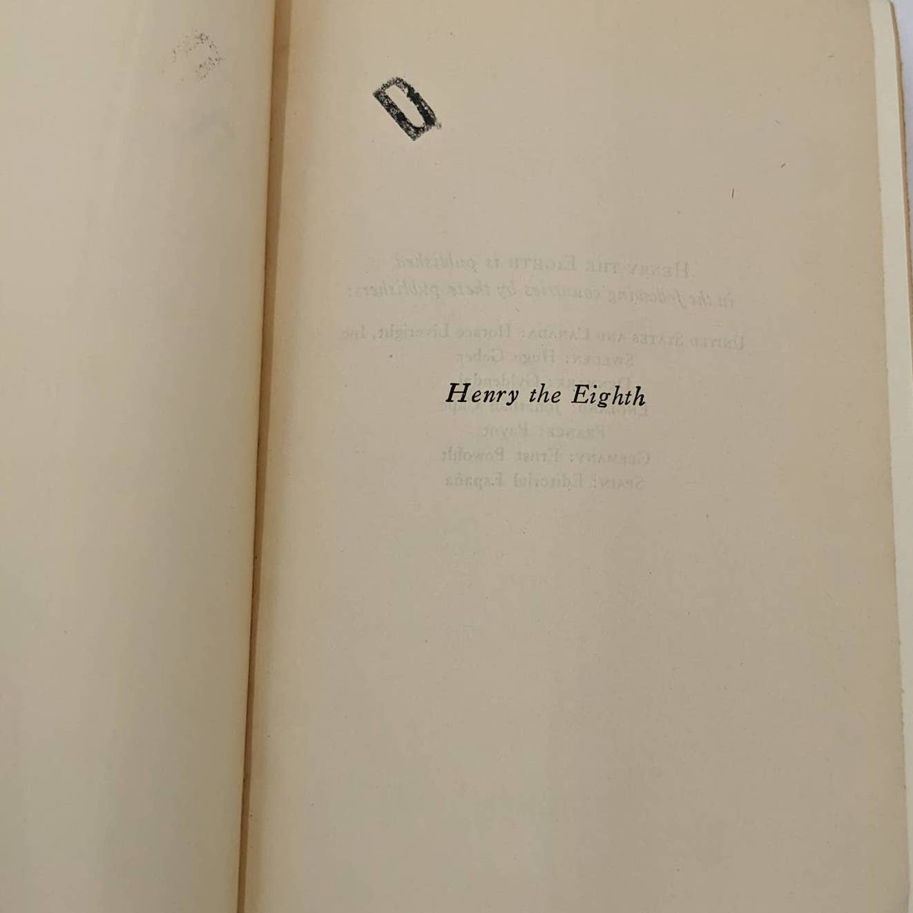 Henry The Eighth By Francis Hackett Illustrated Biography Star Book Vintage 1931