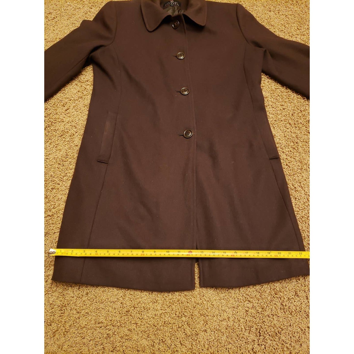 Vintage Womens Collection by Gallery Double Coat Size Large
