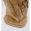 Vintage Wood Carved Trapper Man Bearded Bust Sculpture Wood Carving 13" Tall