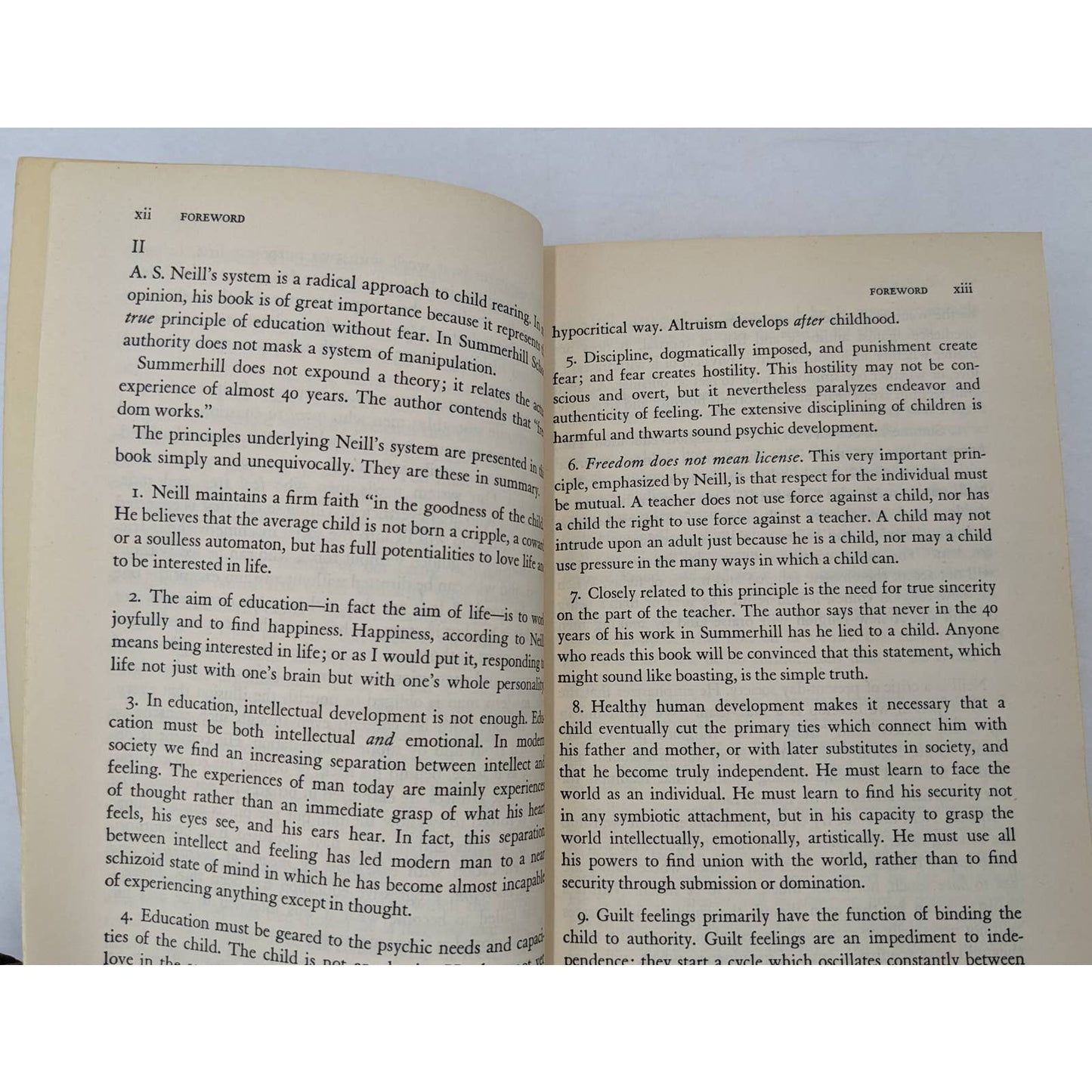 SummerHill A Radical Approach To Child Rearing 1960 Paperback By A.S. Neill