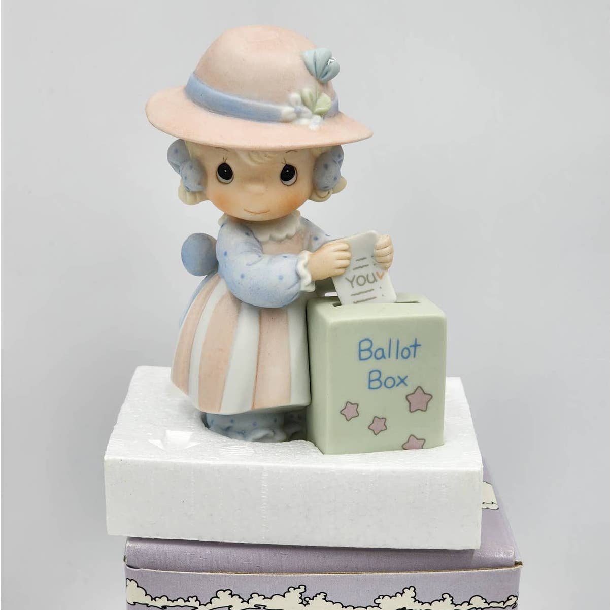 Precious Moments You Will Always Be My Choice Ballet Box Vintage 1989 W/Box Tags