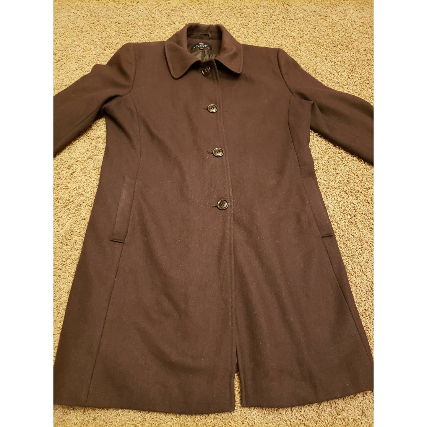 Vintage Womens Collection by Gallery Double Coat Size Large