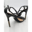 Fashion Nova Adjustable Ankle Strap Open Toe Black Heels Womes Size 7.5