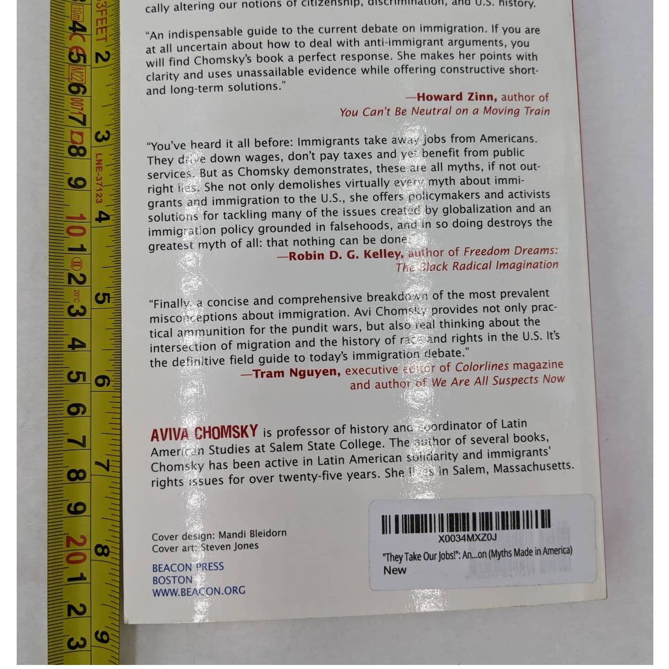 They Take Our Jobs And 20 Other Myths About Immigration 2007 By Aviva Chomsky
