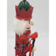 Nutcracker Red Bird Cane Glittered 15" Tall
