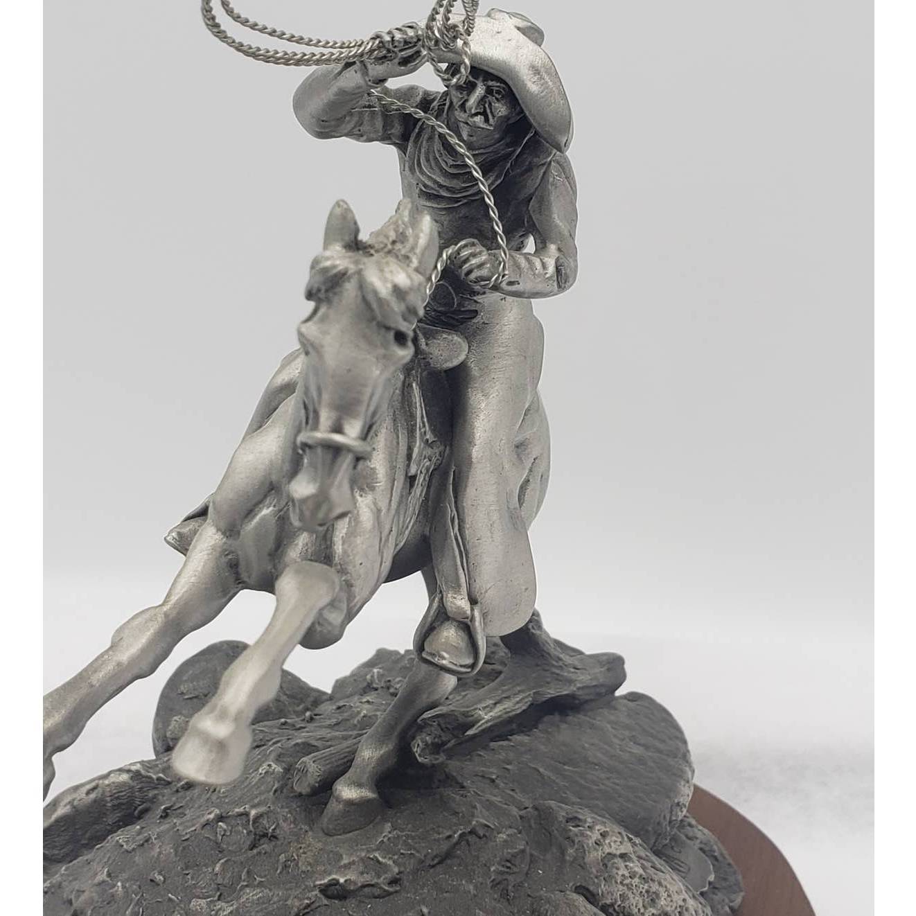 Chilmark Pewter Polland Mustanger Western Sculpture Limited Edition 734/2500