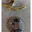 Vintage Trifari Set of 2 Gold Tone Crown And Silver Tone Snowflake Pin Brooch